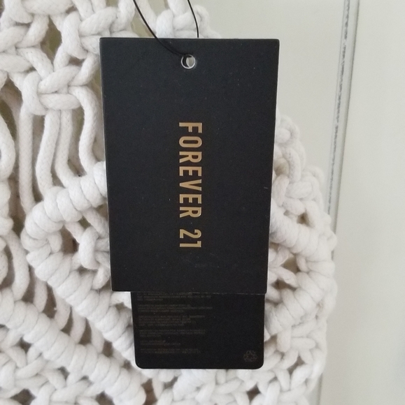 NWT Forever 21 Macrame Handbag Purse - Picture 4 of 7